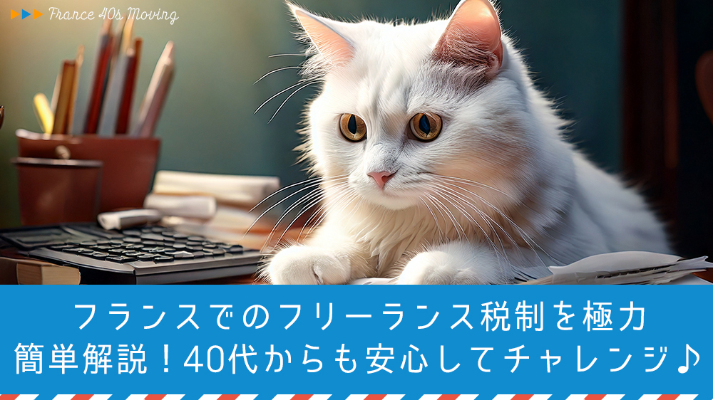 フランスでのフリーランス税制を極力簡単解説！40代からも安心してチャレンジ♪